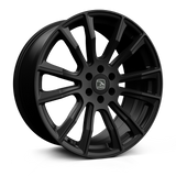 Hawke Wheels Denali alloy rim, showcasing a sleek design with a white logo, ideal for truck customization. Size: 20x9, offset: ET40.