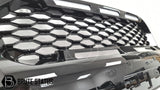 Ford Ranger 2019-2022 T8 Gloss Black Grille (Wildtrak Only) with White LEDs, featuring a sleek design and durable ABS plastic construction, perfect for truck customization.