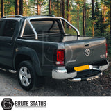 brute status rollbar in chrome for nissan navara np300 2015-2022 pickup truck 