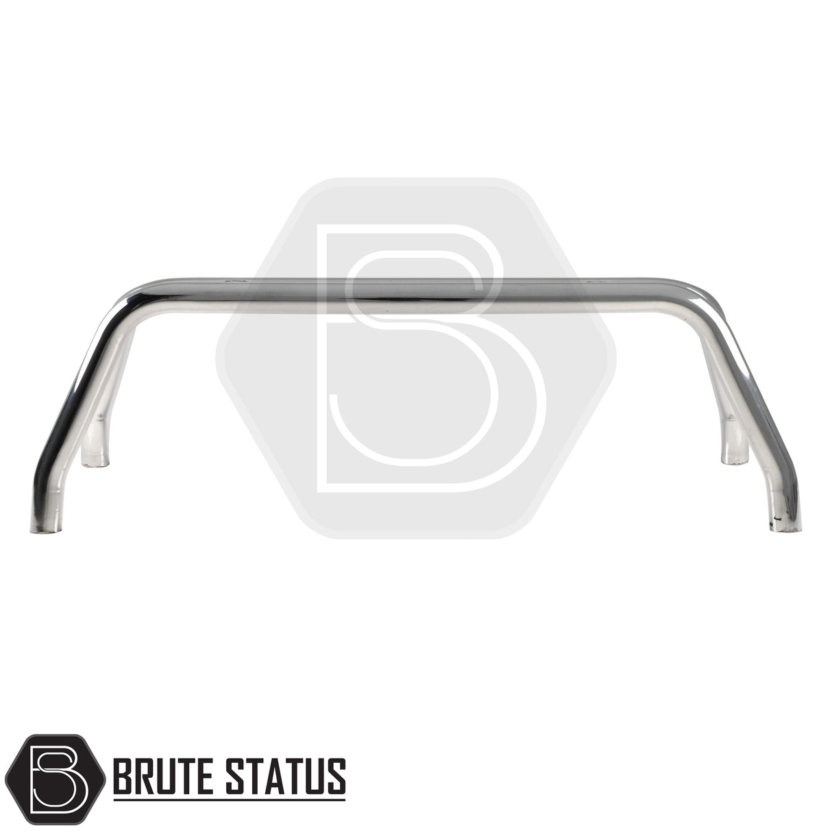 brute status rollbar in chrome for nissan navara np300 2015-2022 pickup truck 