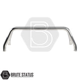 brute status rollbar in chrome for nissan navara np300 2015-2022 pickup truck 