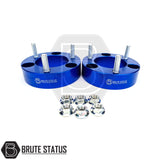 Brute Status suspension lift kit items in blue colour for fitment with Ford Ranger  Next Gen T9 2023+ models