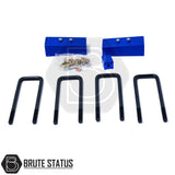 Brute Status suspension lift kit items in blue colour for fitment with Ford Ranger  Next Gen T9 2023+ models