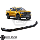 Black gloss finish bonnet guard from Brute Status to fit a 2023+ Next Gen Ford Ranger 