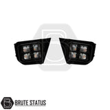 Brute status DRL foglight surrounds for ford ranger wildtrak 2023|+ pickup truck