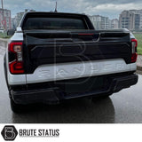 Brute Status gloss black tailgate cover protector for a 2023+ Ford Ranger pickup truck