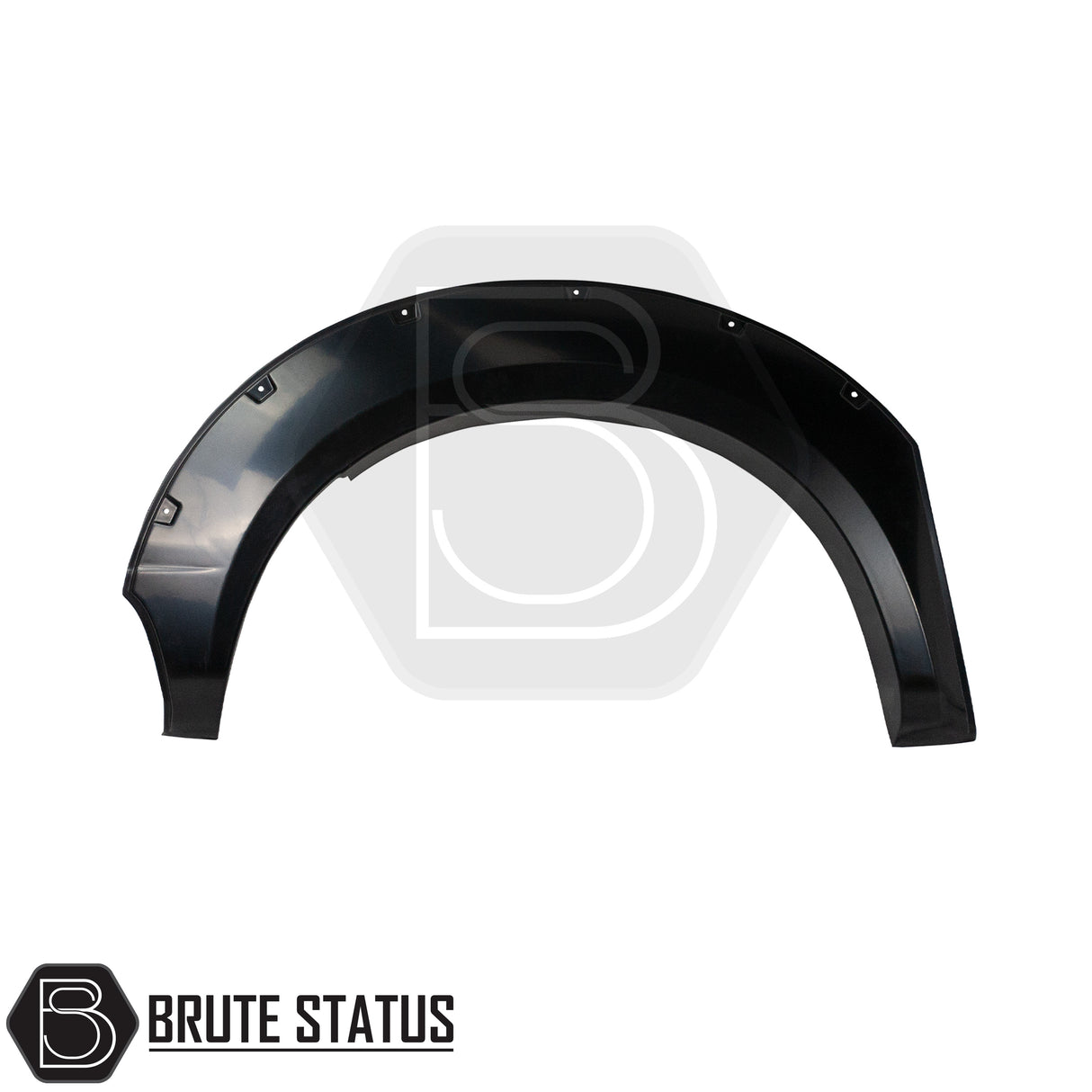 Ford Ranger T9 2023+ Wide Arch Kit (Riveted Style), featuring black metal design with chrome rivets, enhancing truck aesthetics and durability.