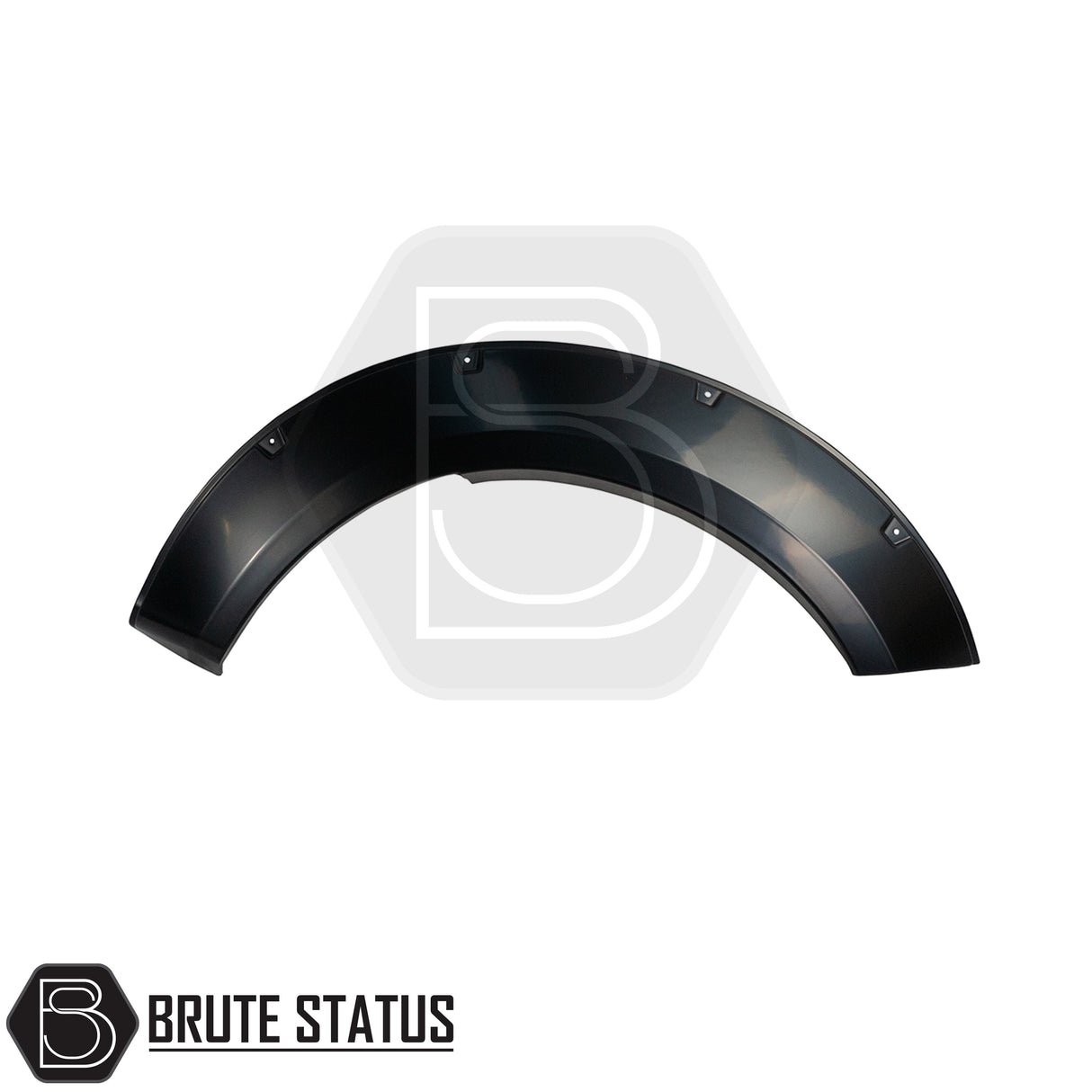 Brute status wide arch kit in matte black for the ford ranger next gen 2023+ pickup truck