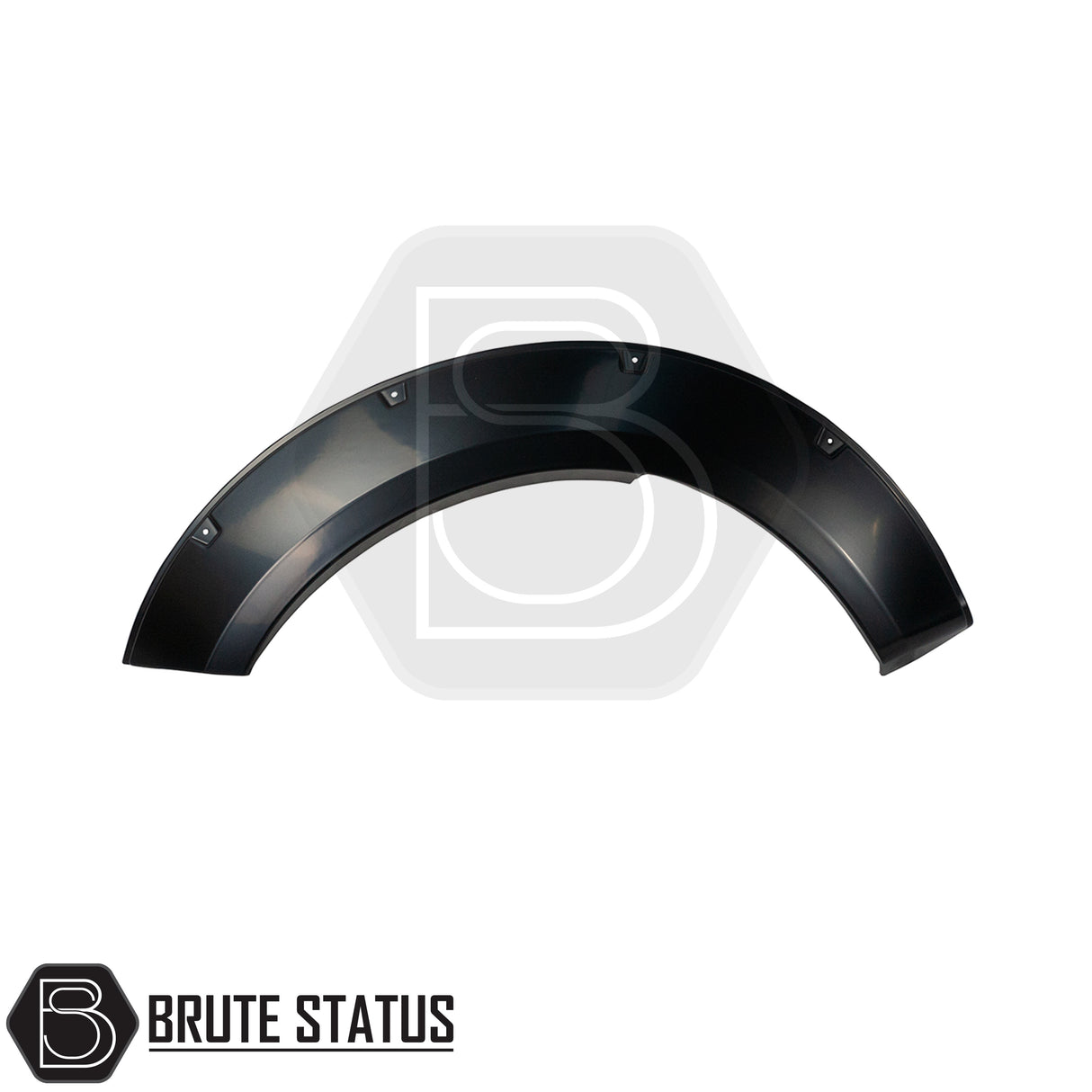 Brute status wide arch kit in matte black for the ford ranger next gen 2023+ pickup truck