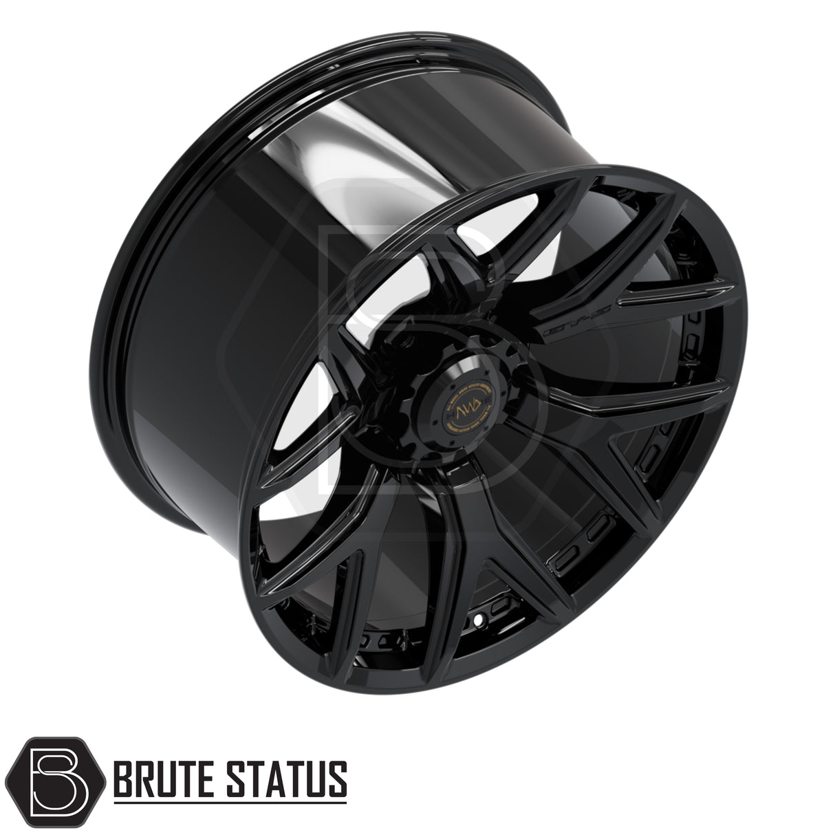 Hawke AWD wheels in gloss black for pickup truck with 6x139.7 pcd fitment