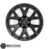 Hawke AWD wheels in matte black for pickup truck with 6x139.7 pcd fitment