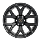 Hawke AWD wheels in matte black for pickup truck with 6x139.7 pcd fitment