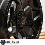 hawke diablo wheels in a matte black finish for pickup trucks with a 6x139.7 pcd fitment 