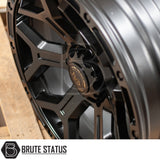 hawke diablo wheels in a matte black finish for pickup trucks with a 6x139.7 pcd fitment 