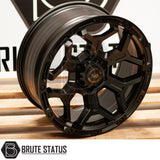 hawke diablo wheels in a matte black finish for pickup trucks with a 6x139.7 pcd fitment 