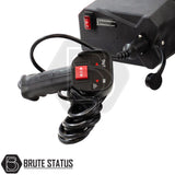 Brute Status heavy duty recovery winch rated for 12000lbs with dyneema rope