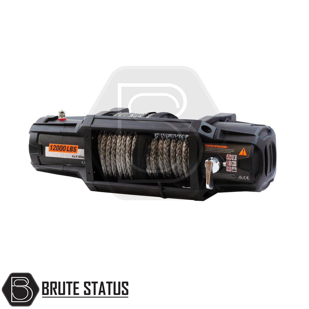 Brute Status Heavy Duty recovery winch with dyneema rope for pickup truck