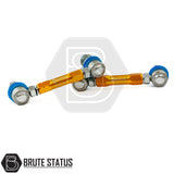 brute status gold adjustable rollbar drop links for suspension lift kit for an isuzu d-max pickup truck 