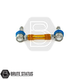 brute status gold adjustable rollbar drop links for suspension lift kit for an isuzu d-max pickup truck 