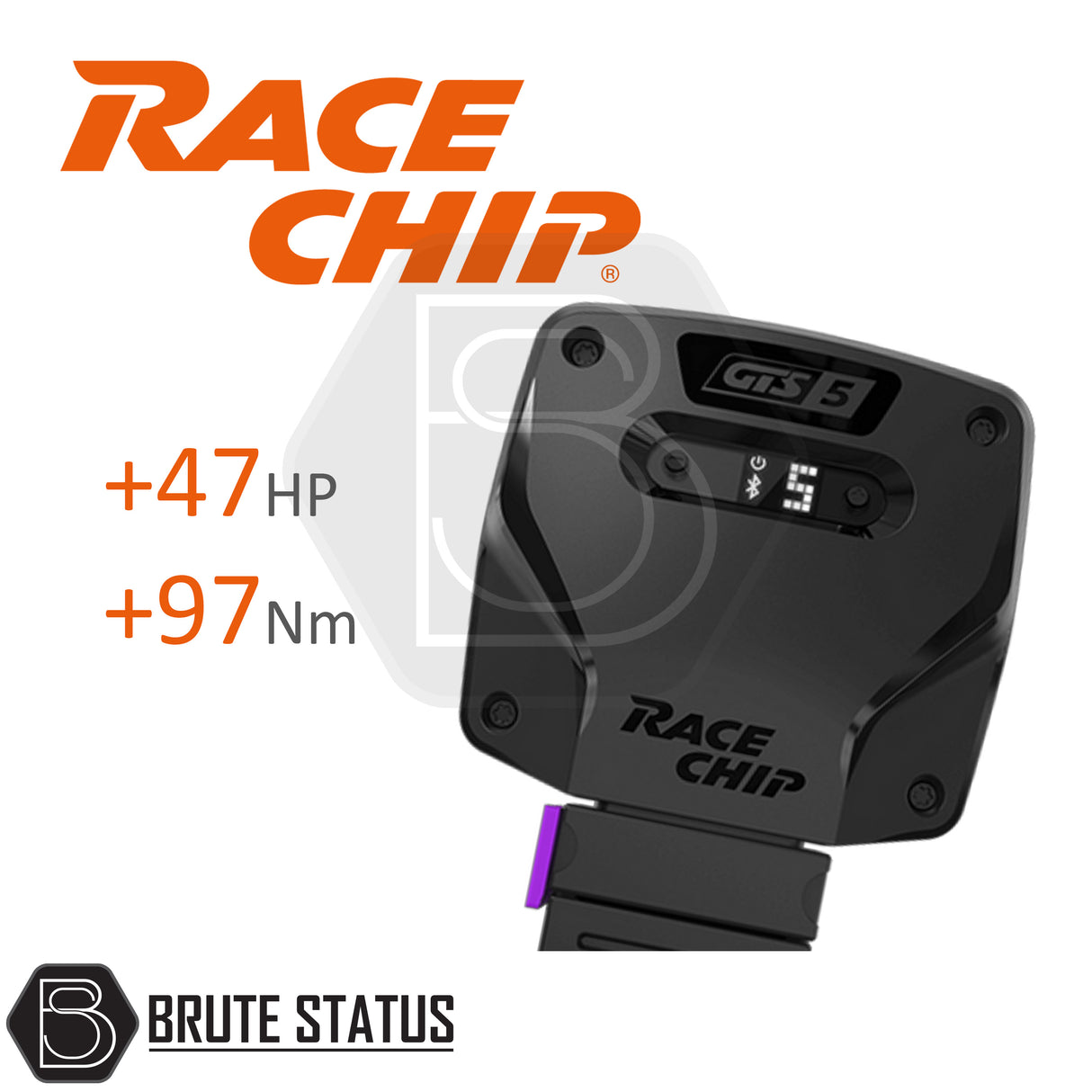 RaceChip GTS 5 Tuning Box for Isuzu D-Max (2002-2012) enhances engine power and torque, featuring advanced Bluetooth connectivity and SMART features.