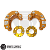 Brute Status suspension lift kit for series 4 mitsubishi l200 2006-2014 pickup truck in gold 