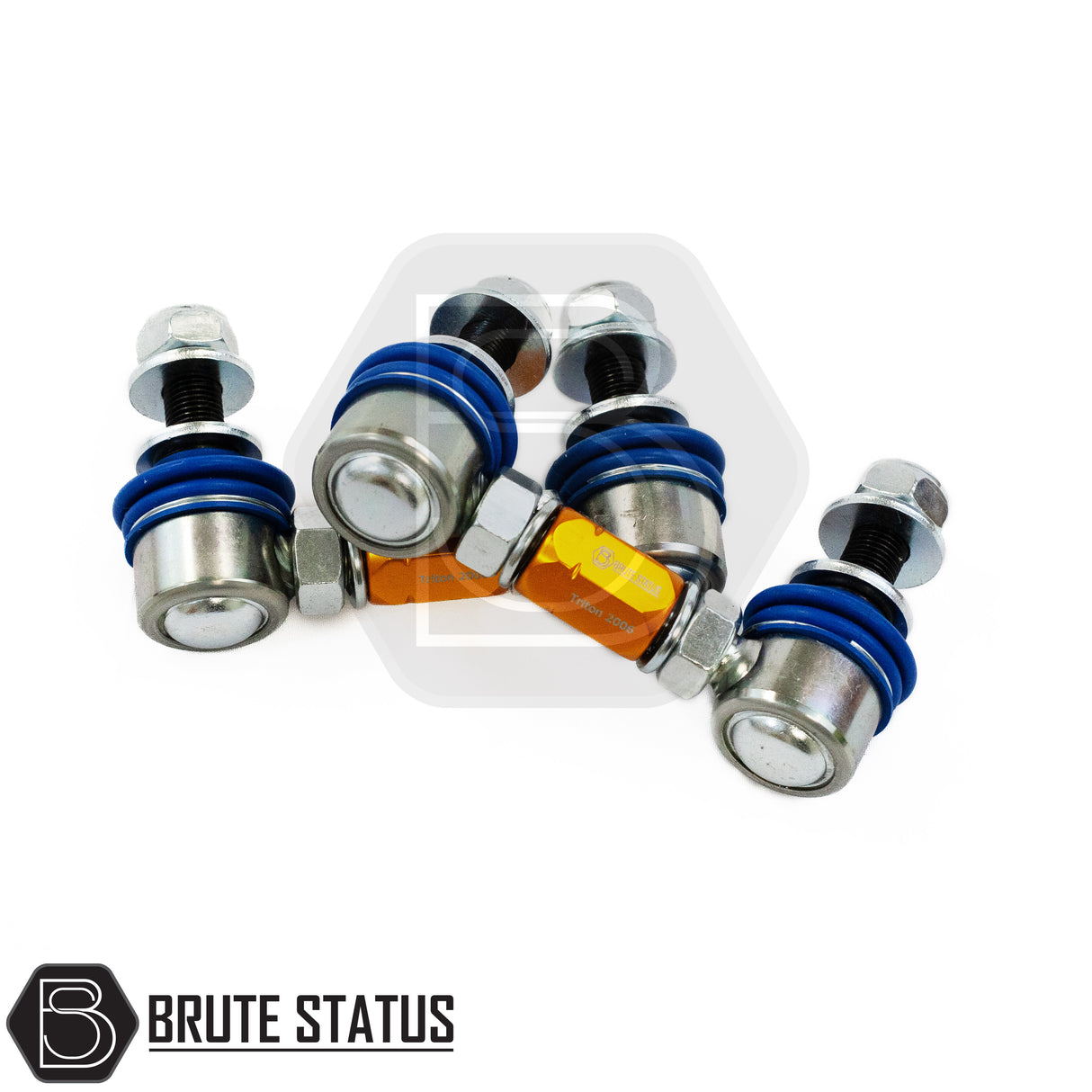 brute status adjustable anti roll bar links in gold for suspension lift kits for fiat fullback 2015-2019 pickup 