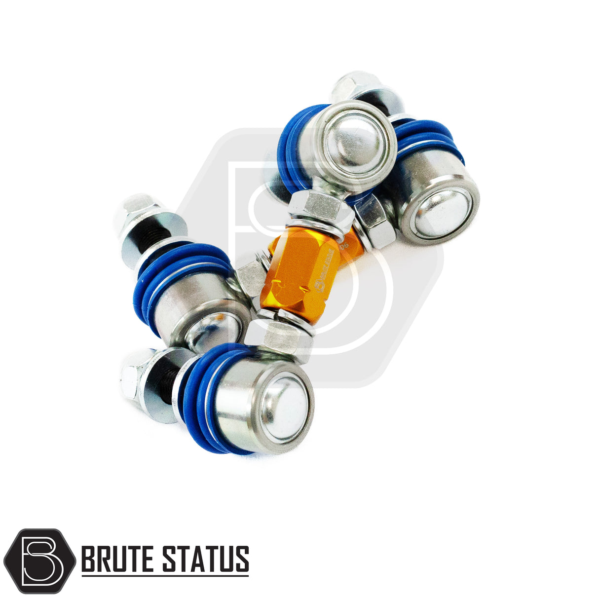 brute status adjustable anti roll bar links in gold for suspension lift kits for fiat fullback 2015-2019 pickup 