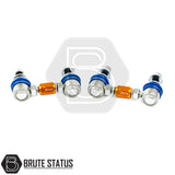 brute status adjustable anti roll bar links in gold for suspension lift kits for fiat fullback 2015-2019 pickup 