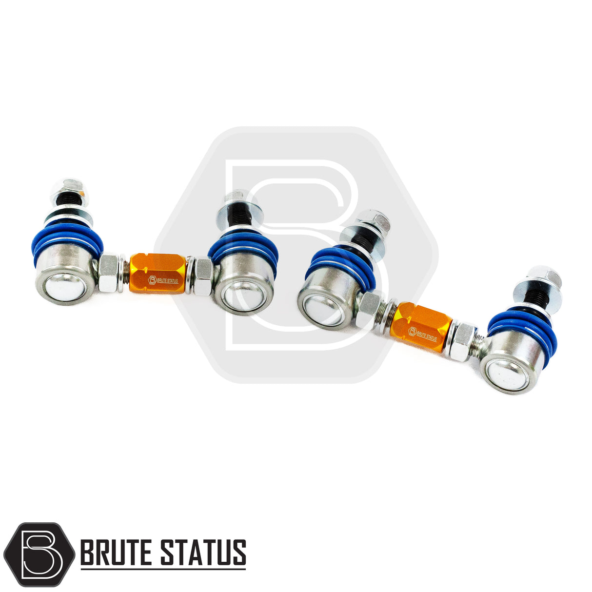 brute status adjustable anti roll bar links in gold for suspension lift kits for fiat fullback 2015-2019 pickup 