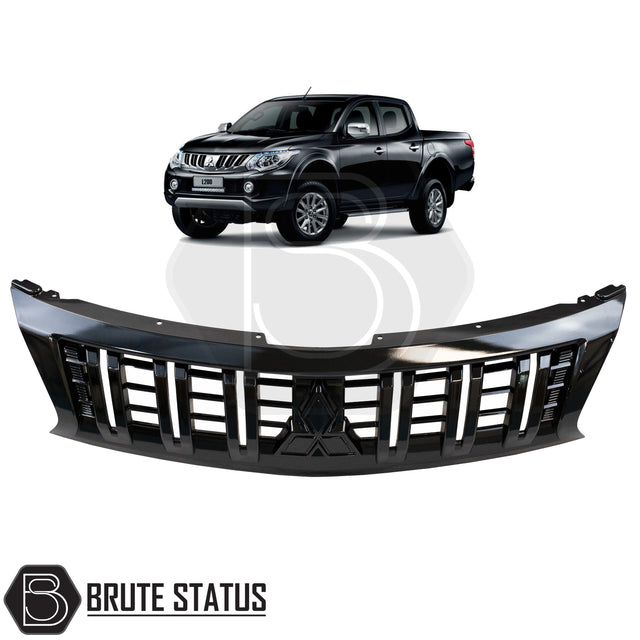 Brute Status grille in gloss black for the mitsubishi l200 series 5