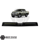 brute status led roof spoiler for mitsubishi l200 series 5 2015-2019 pickup trucks