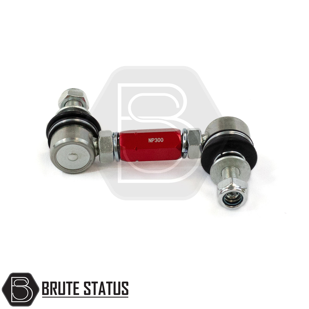 Brute status anti roll bar links in red for suspension lift kit for nissan navara d40 2005-2015 pickup truck