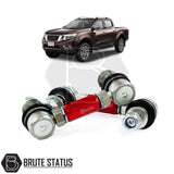 Nissan Navara NP300 Heavy Duty Adjustable Anti-Roll Bar Drop Links, showcasing robust alloy construction and hexagonal design for enhanced vehicle performance and stability.