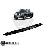 Brute status gloss black bonnet guard for nissan navara d40 facelift 2010-2014 pickup truck