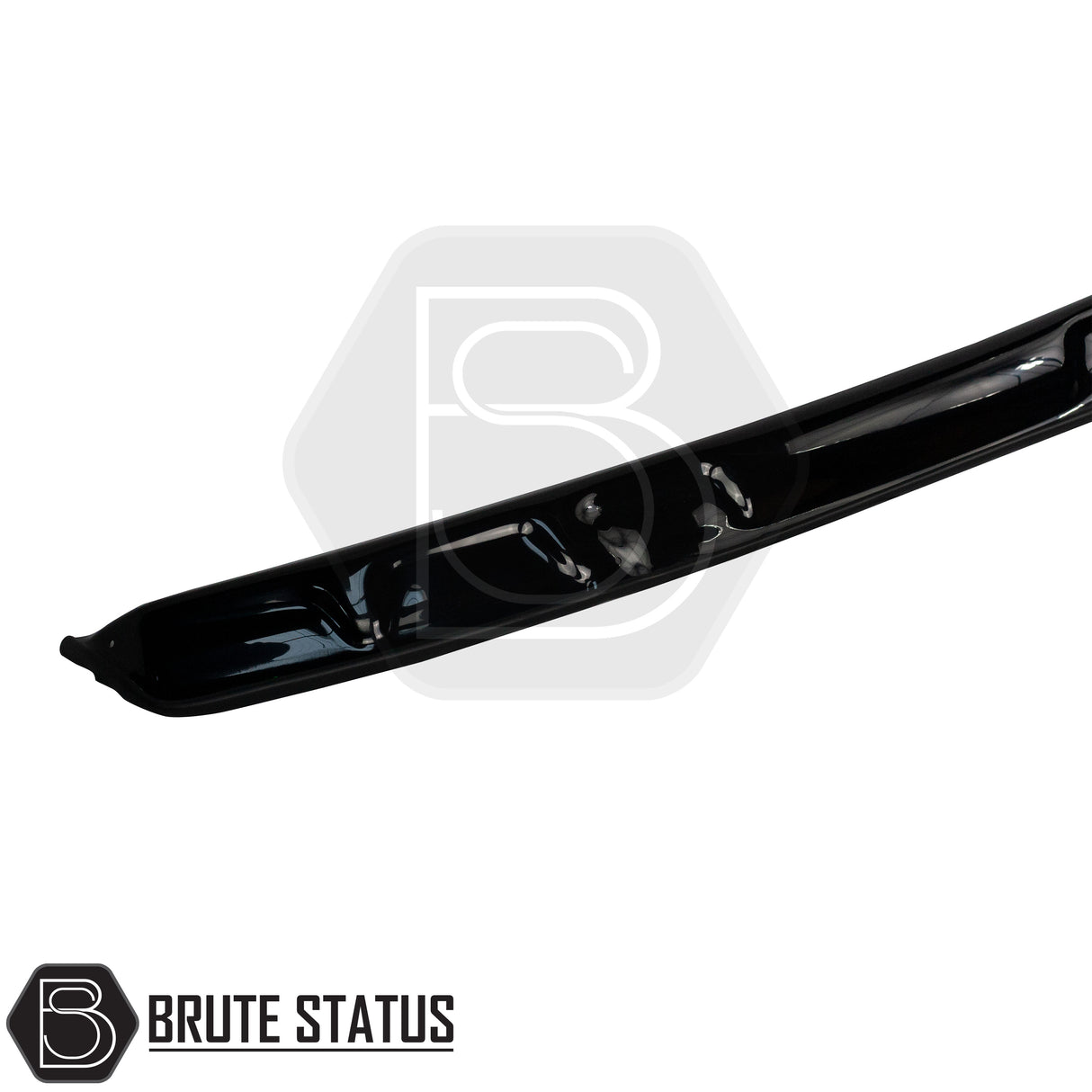 Brute status gloss black bonnet guard for nissan navara d40 facelift 2010-2014 pickup truck