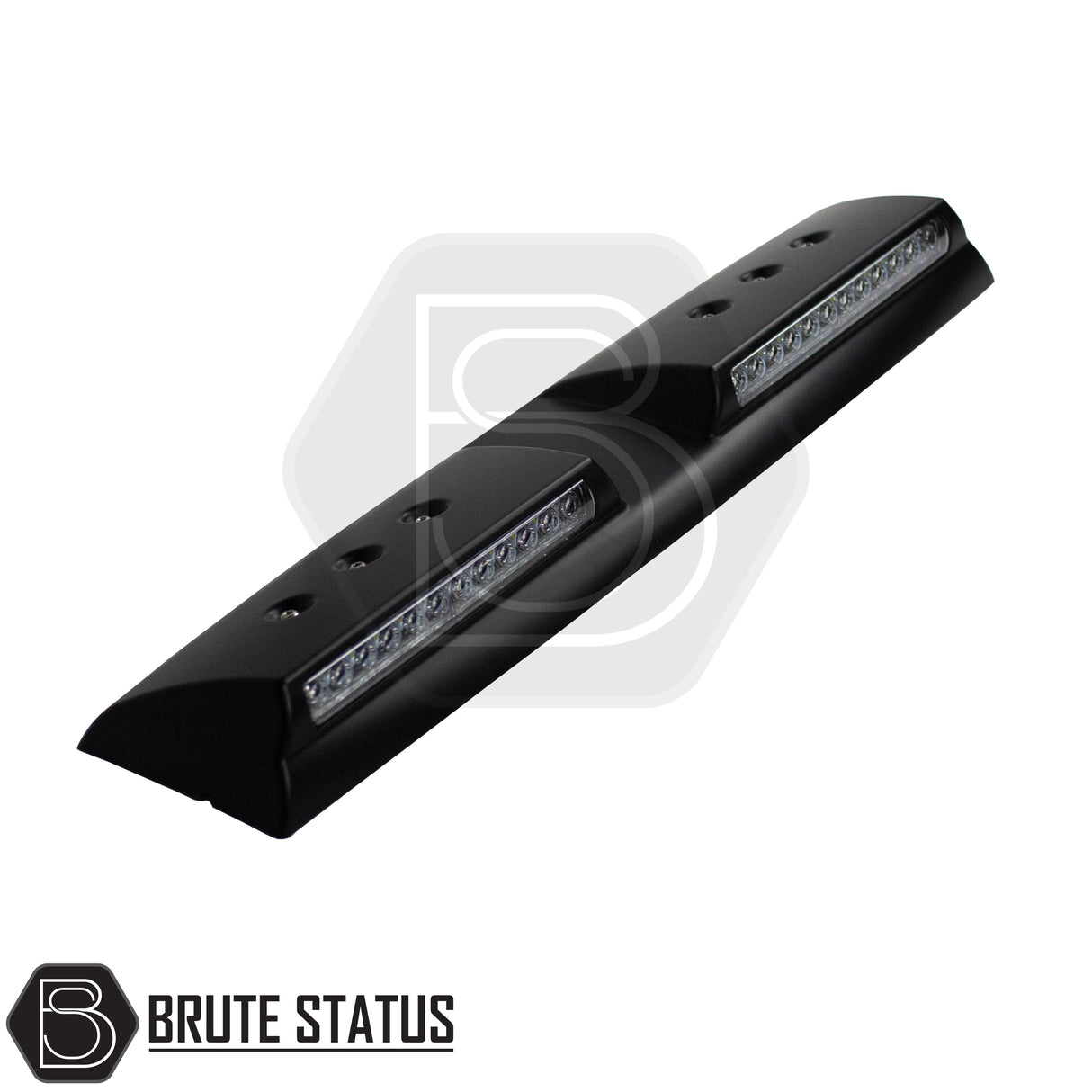 brute status LED light bar in matte black  for roof of mercedes x-class pickup 