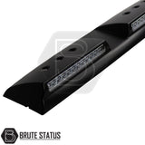 brute status LED light bar in matte black  for roof of mercedes x-class pickup 