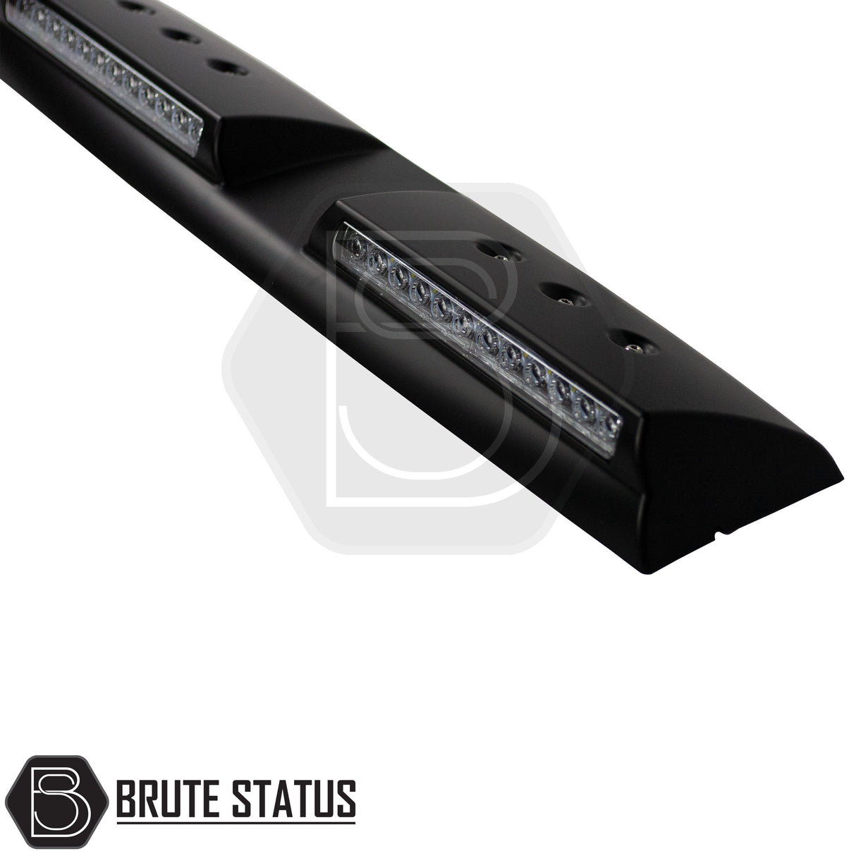 brute status LED light bar in matte black  for roof of mercedes x-class pickup 