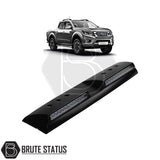 Brute status LED roof spoiler light bar in matte black for nissan navara np300 2015-2022 pickup truck