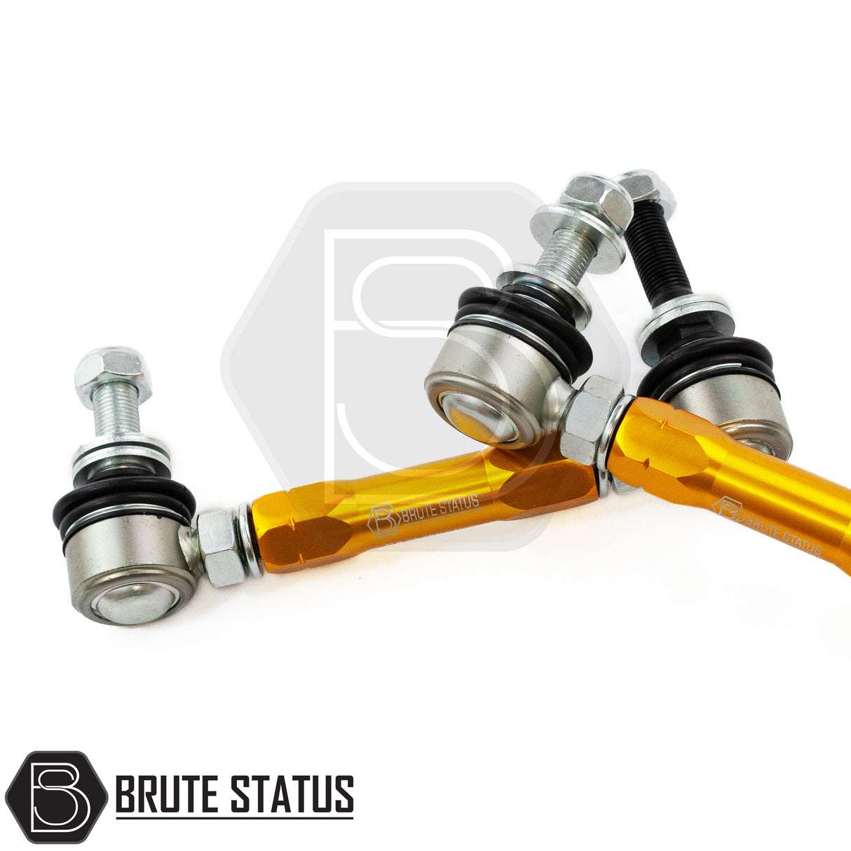 Brute status gold anti roll bar drop links for suspension lift kits for a toyota hilux 2006-2014 pickup truck