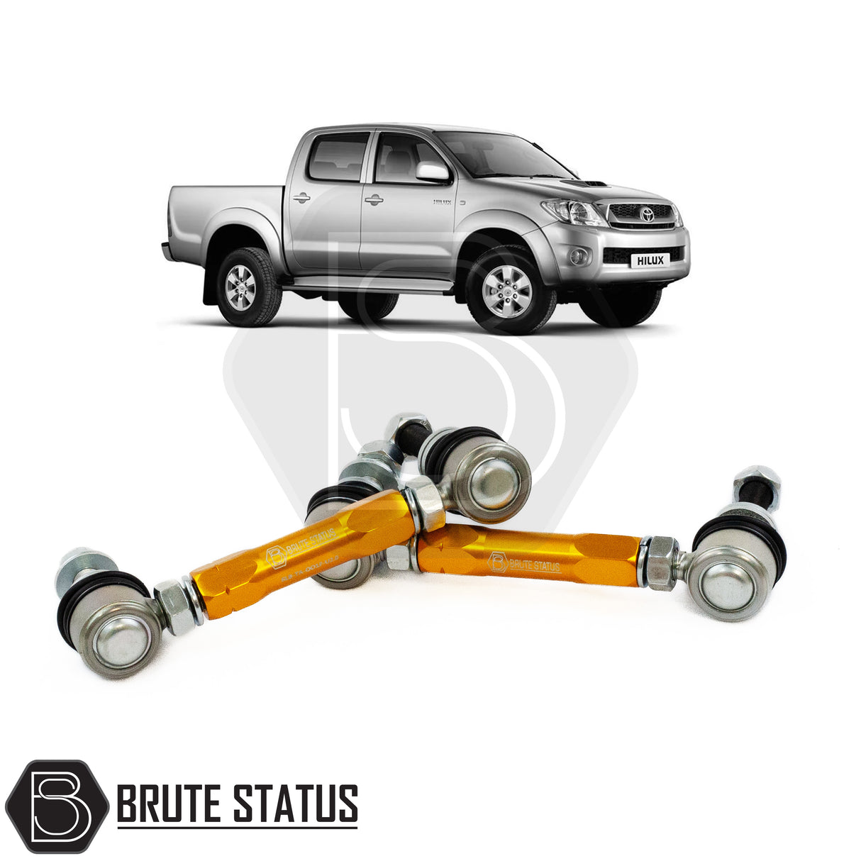 Brute Status suspension lift kit in gold for toyota hilux 2006-2014 pickup trucks