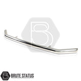 Brute Status Chrome City nudge Bar in a chrome finish for the Volkswagen Amarok 2017-2022 pickup truck