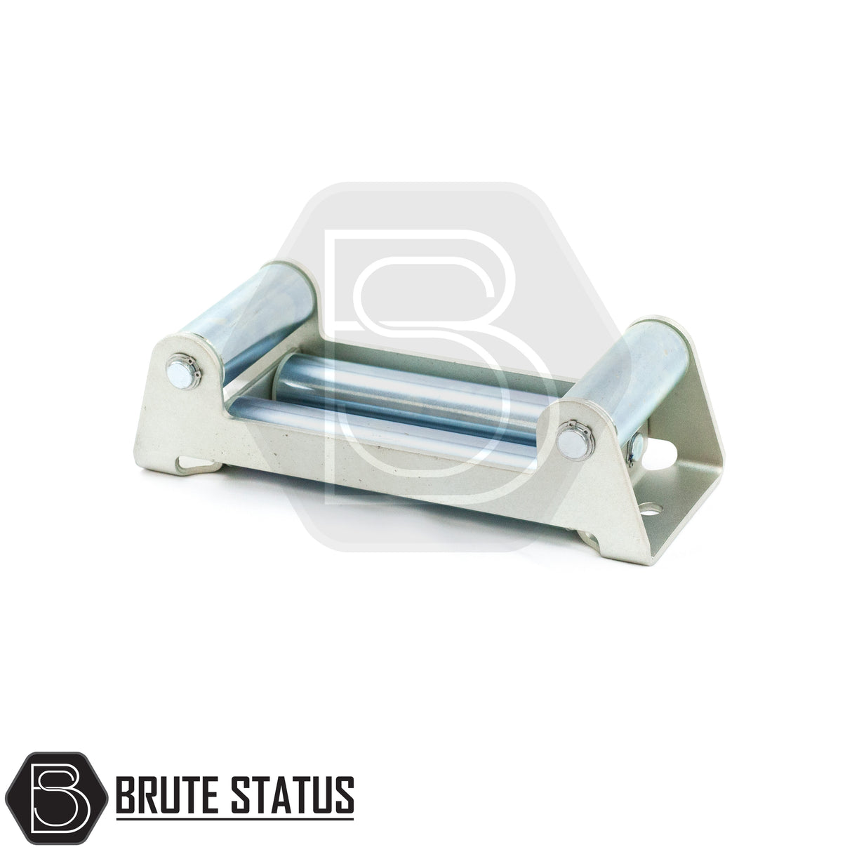 Brute Status silver stainless steel winch roller fairlead in universal fitment for pickup truck 