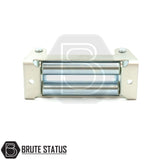 Brute Status silver stainless steel winch roller fairlead in universal fitment for pickup truck 