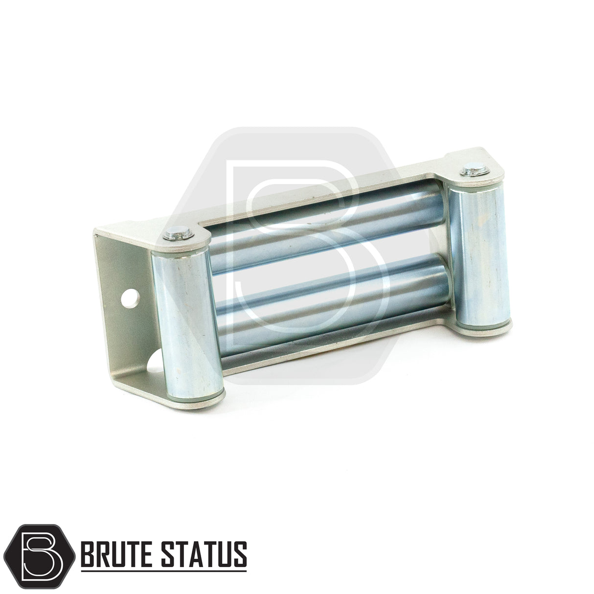 Brute Status silver stainless steel winch roller fairlead in universal fitment for pickup truck 