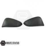 Toyota Hilux 2016-2020 matt black wing mirror covers, easy-fit high-quality ABS with 3M adhesive for durable customization.