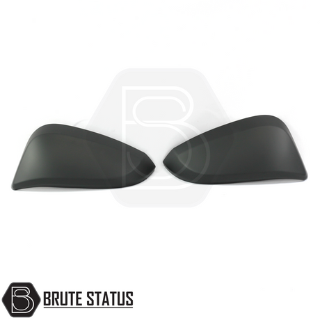 Toyota Hilux 2016-2020 matt black wing mirror covers, easy-fit high-quality ABS with 3M adhesive for durable customization.