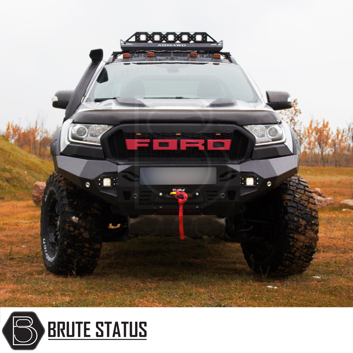 Ford Ranger 2012-2015 Heavy Duty Winch Front Bumper