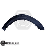 Isuzu D-Max 2021+ Wide Arch Kit (Fender Flares) featuring durable black ABS plastic with decorative screws and easy installation for double cab models.