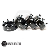 Mercedes X-Class 2017-2020 50mm hubcentric wheel spacers set of 4, enhancing vehicle stability with pre-installed studs, suitable for larger wheels and heavy-duty use.